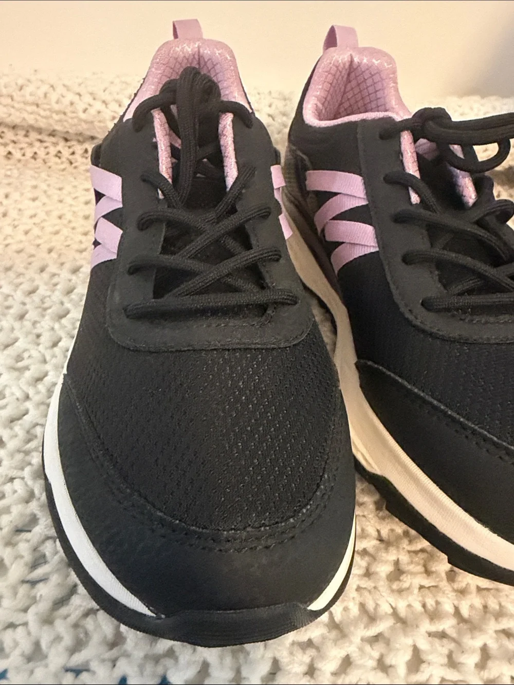Skechers memory foam Trail Black/Pink sneakers